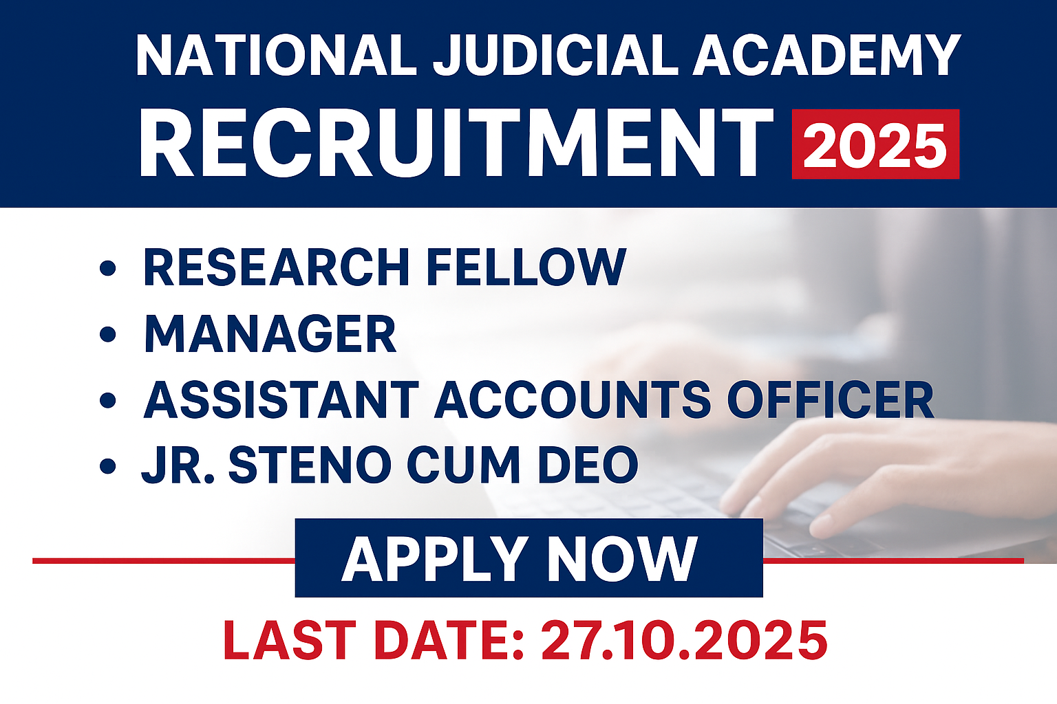 NJA Bhopal Bharti 2025