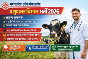 MP Pashu Chikitsa Vibhag Bharti 2026