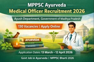 MPPSC Ayurveda Medical Officer Bharti 2026