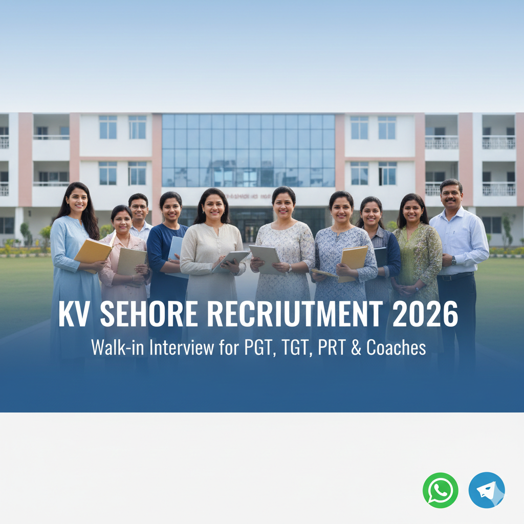 Kearndriya Vidyalaya Sehore Contractual Vacancy 2026-27