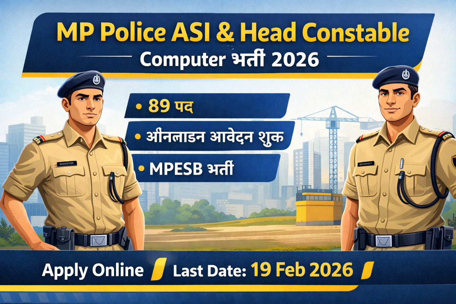 MP Police ASI And Head Constable Recruitment 2026