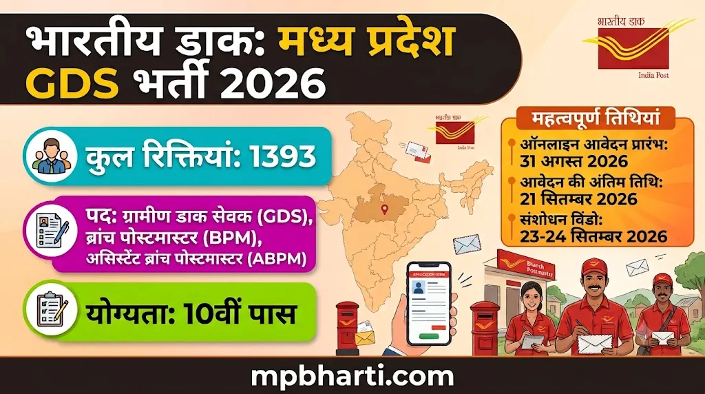 MP GDS Recruitment 2026