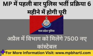 MP Police Constable Bharti 2026