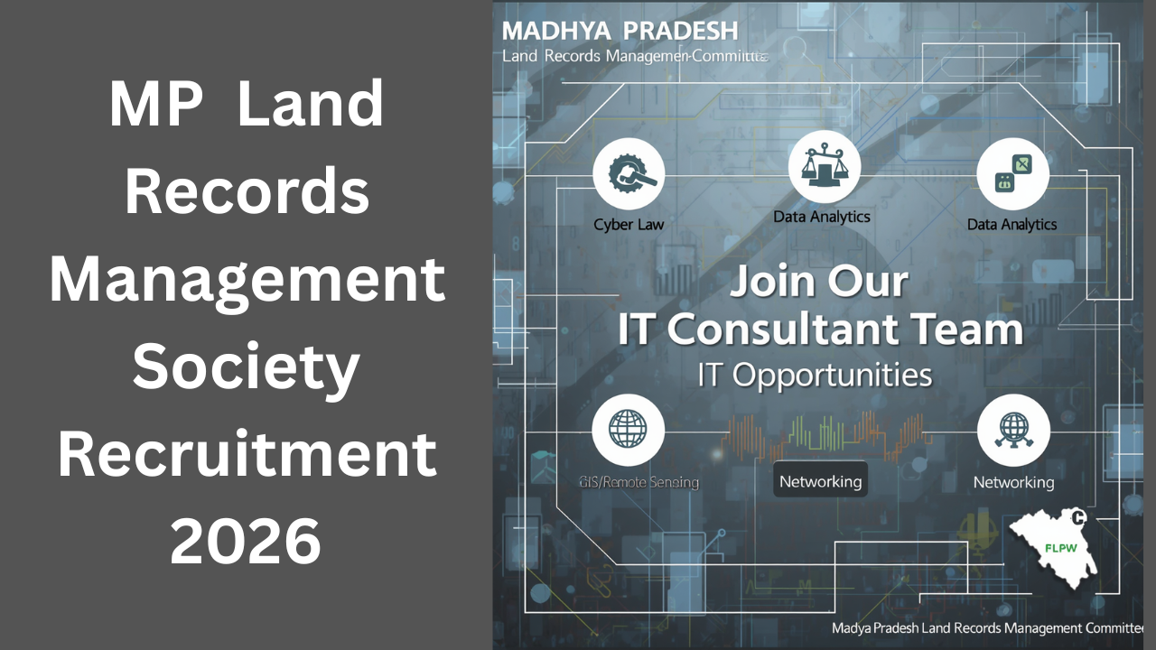 MP Land Records Management Society Recruitment 2026