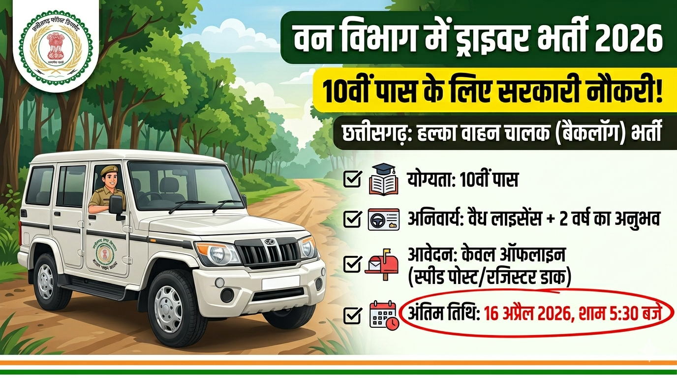 Mungeli Forest Department Vacancy 2026