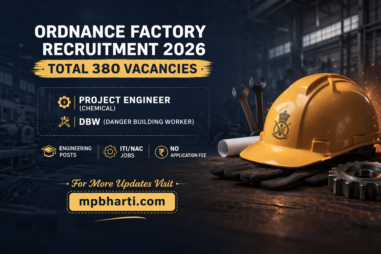 Ordnance Factory Khamaria Vacancy 2026