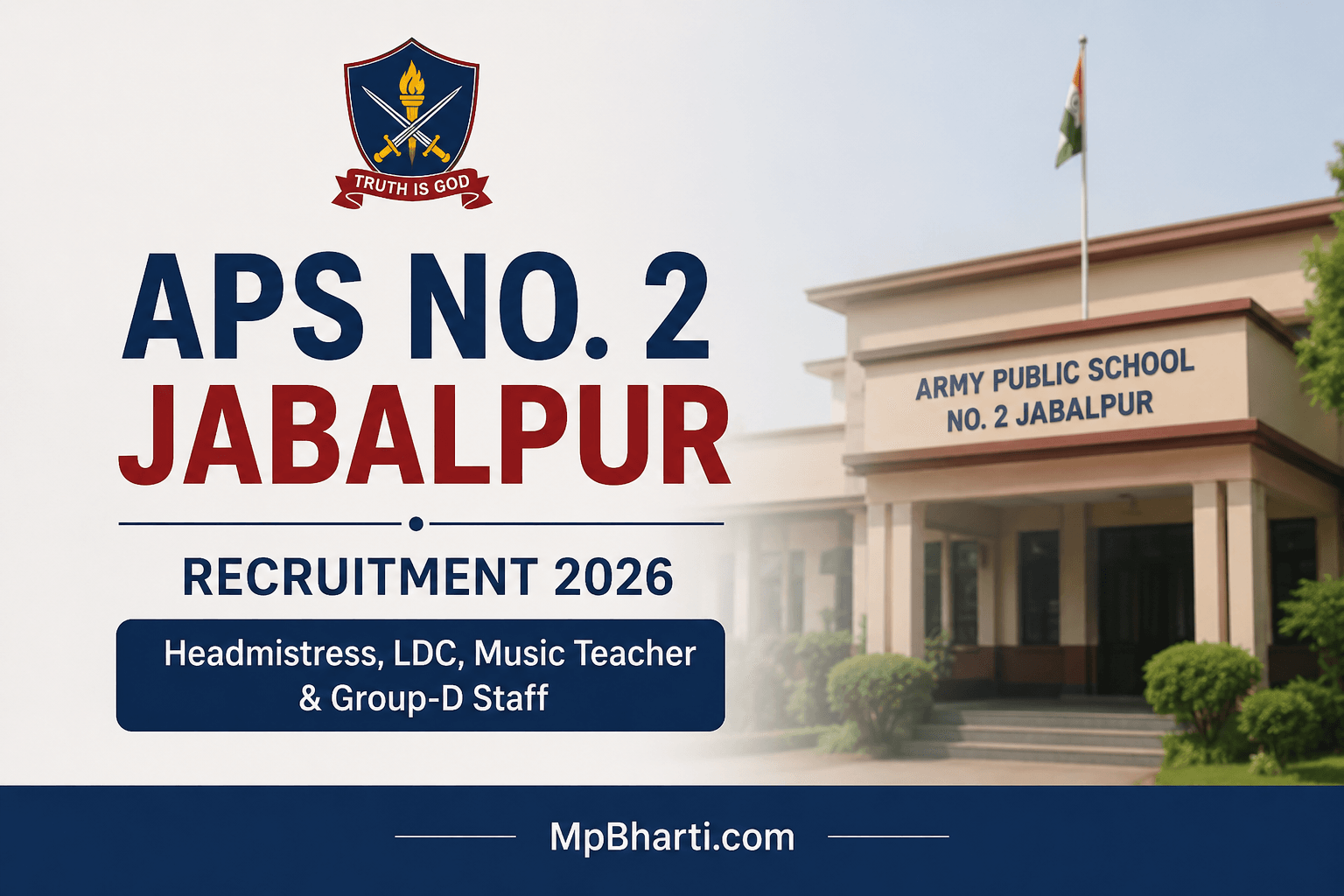 APS 2 jabalpur Vacancy 2026