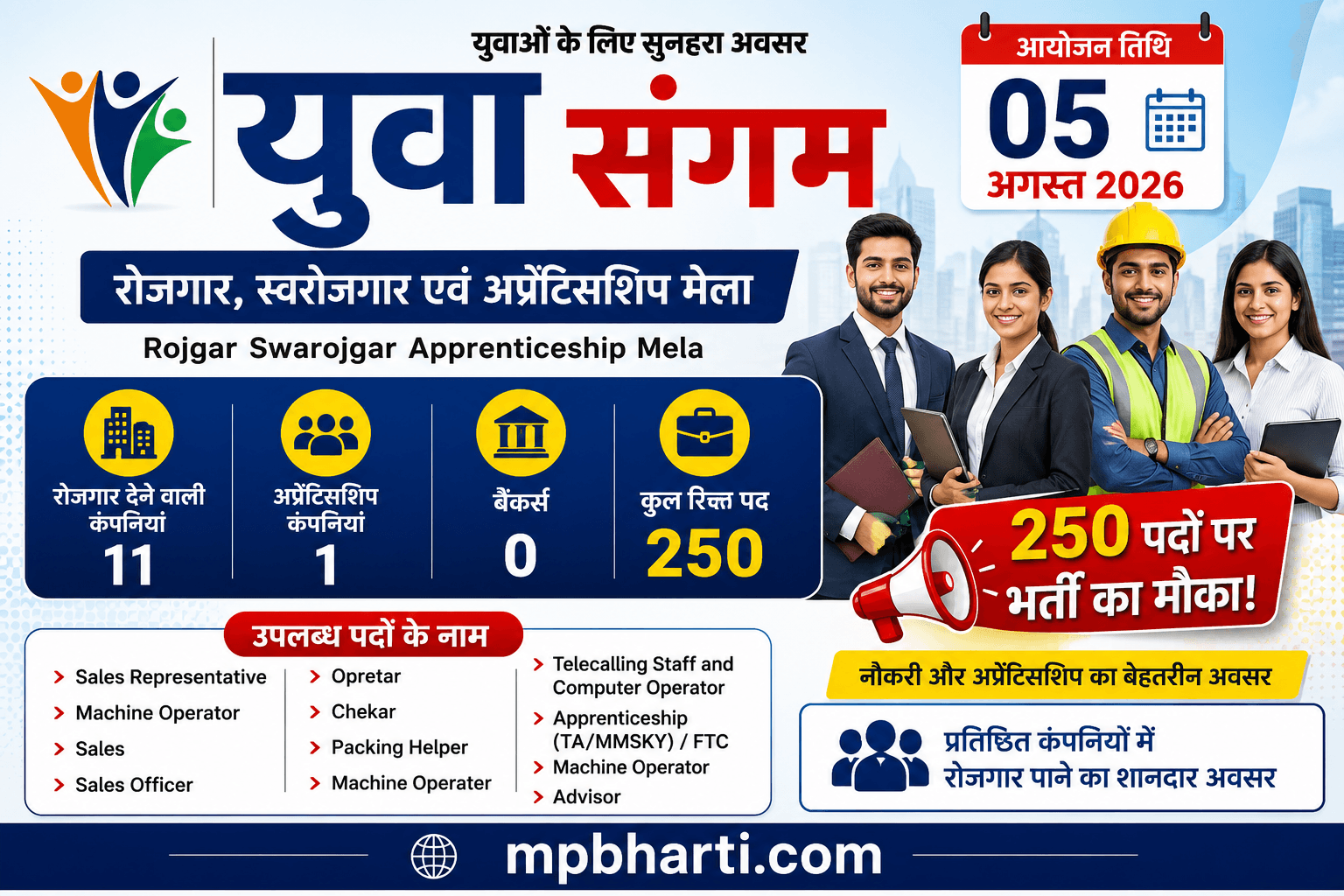 Ujjain Yuva Sangam Rojgar Mela 2026