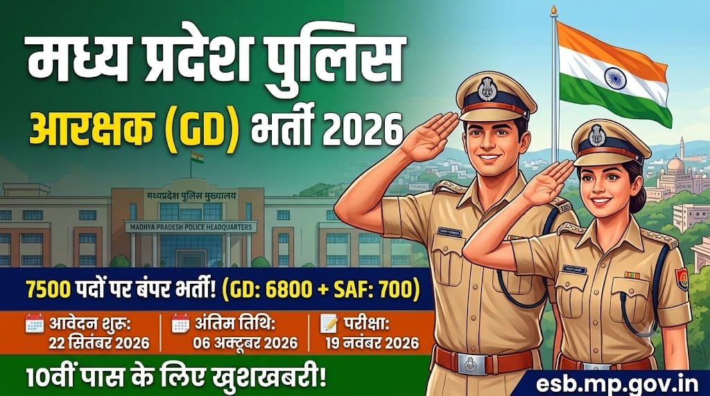 MP Police Constable Recruitment 2026