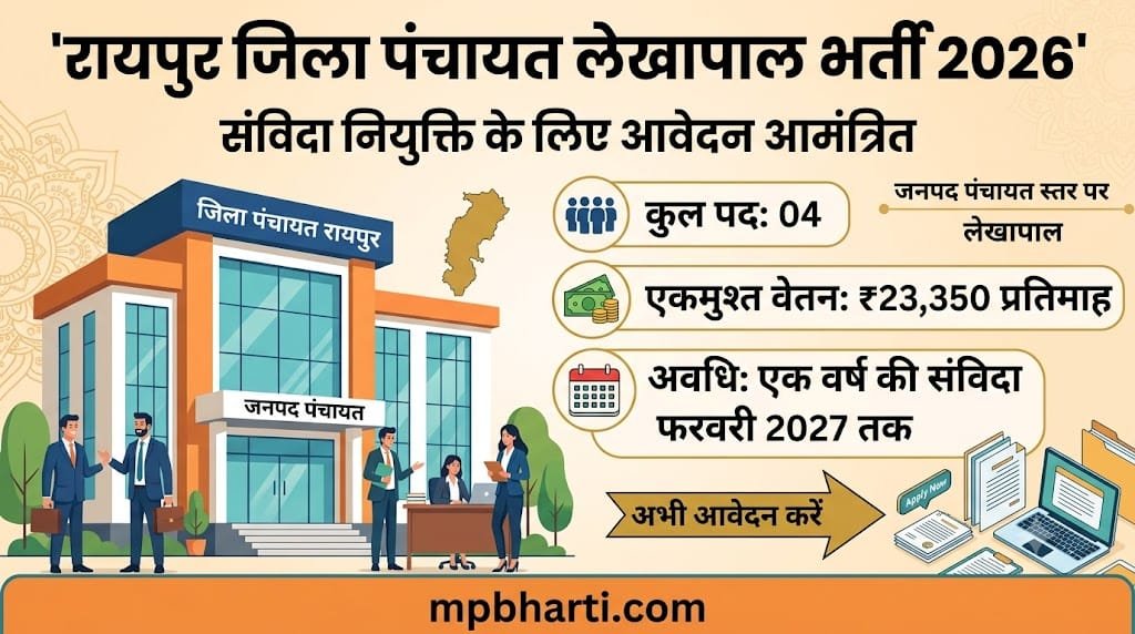 Zila Panchayat Raipur Recruitment 2026 Form
