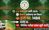 CG Vanrakshak Written Exam Selection List