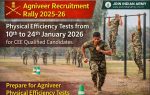 Dantewada Agniveer Physical Efficiency Test Date 2026