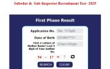 MP Subedar And Sub-Inspector Bharti Result