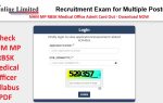 NHM MP RBSK Medical Office Admit Card Download